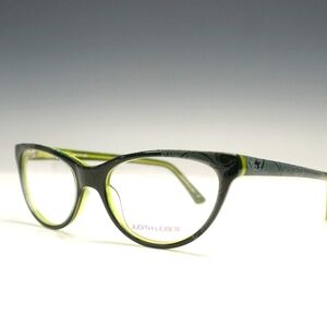 RARE Judith Leiber Cat-Eye Glasses | Green JL1171 Designer Eyewear Frame 53-17-1